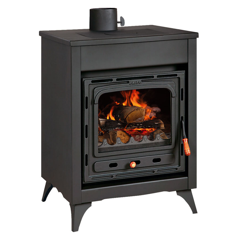 Piec na drewno Prity CMR z żeliwnymi drzwiami, 15 kW | Piece żeliwny na drewno | Piece na drewno |