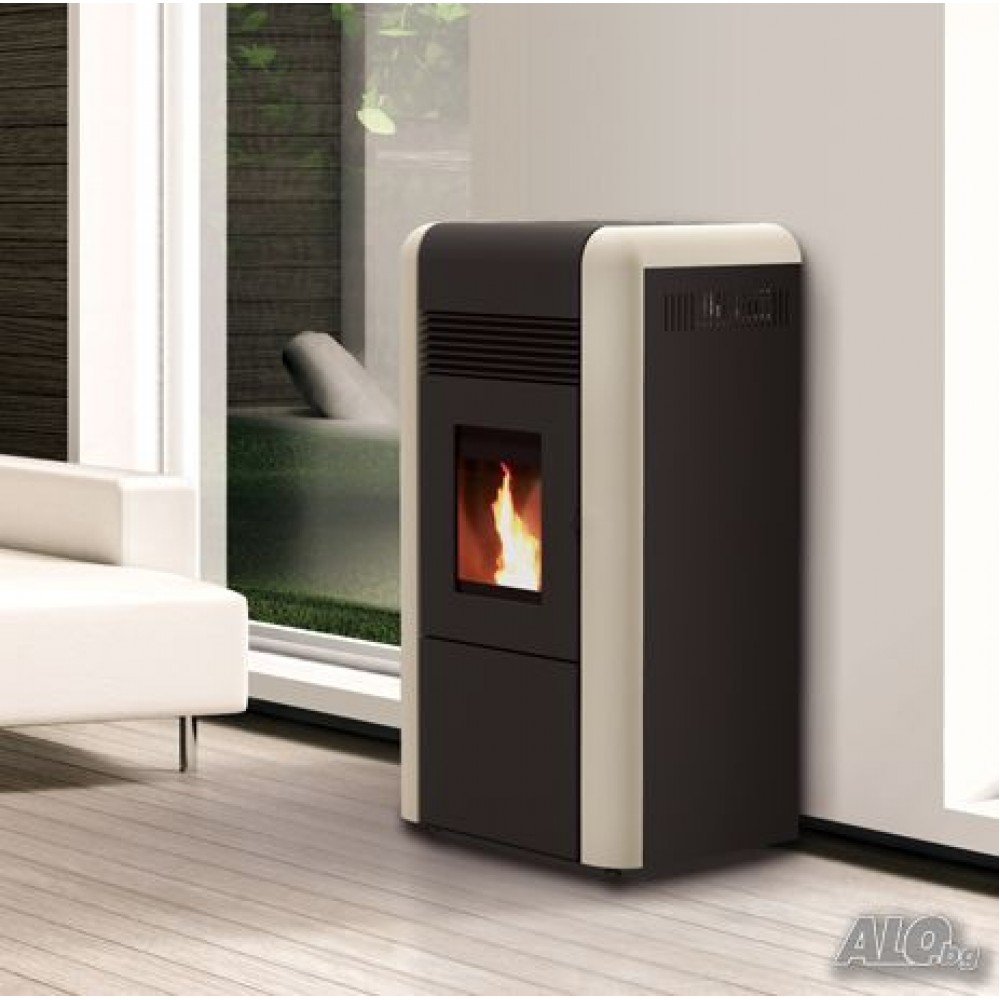 Piec / Kominek na pellet z płaszczem wodnym Alfa Plam Dino, 17kW | Piece / kominki na pellet z płaszczem wodnym | Piece na pellet / Kominki na pellet |
