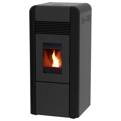 Piec / Kominek na pellet z płaszczem wodnym Alfa Plam Dino Czarny, 17kW - Porównanie produktów