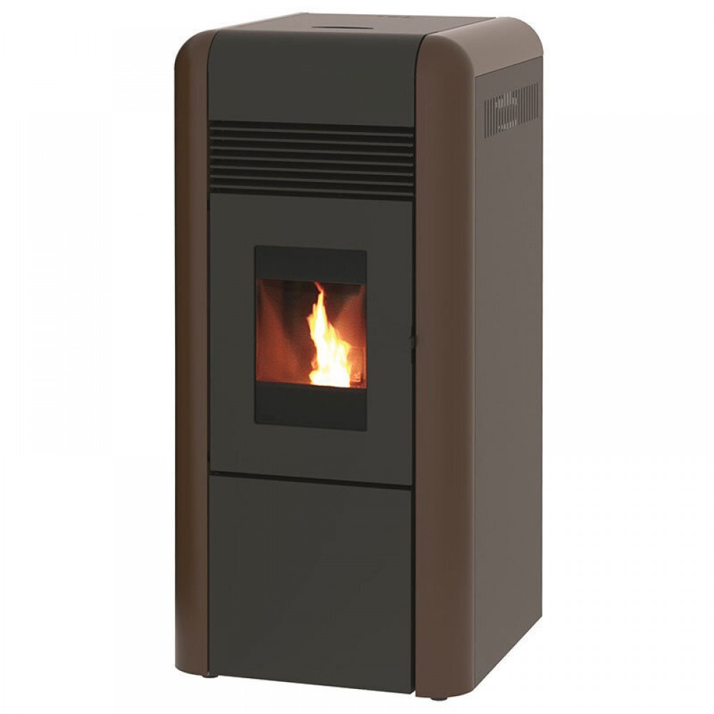 Piec / Kominek na pellet z płaszczem wodnym Alfa Plam Dino 27 Brązowy, 27kW | Piece / kominki na pellet z płaszczem wodnym | Piece na pellet / Kominki na pellet |