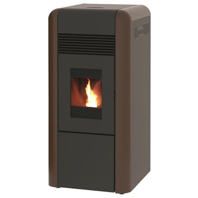 Piec / Kominek na pellet z płaszczem wodnym Alfa Plam Dino 27 Brązowy, 27kW - Porównanie produktów