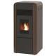 Piec / Kominek na pellet z płaszczem wodnym Alfa Plam Dino 27 Brązowy, 27kW | Piece / kominki na pellet z płaszczem wodnym | Piece na pellet / Kominki na pellet |
