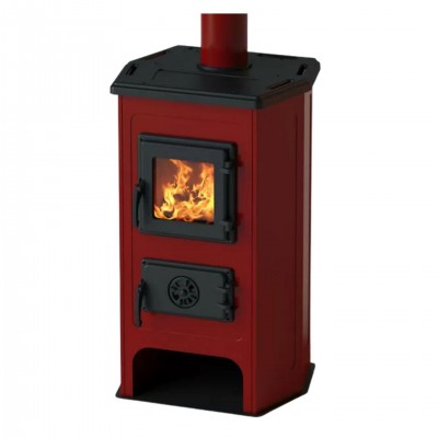 Piec na drewno MBS Hit, Czerwony, 11 kW - Piece na drewno