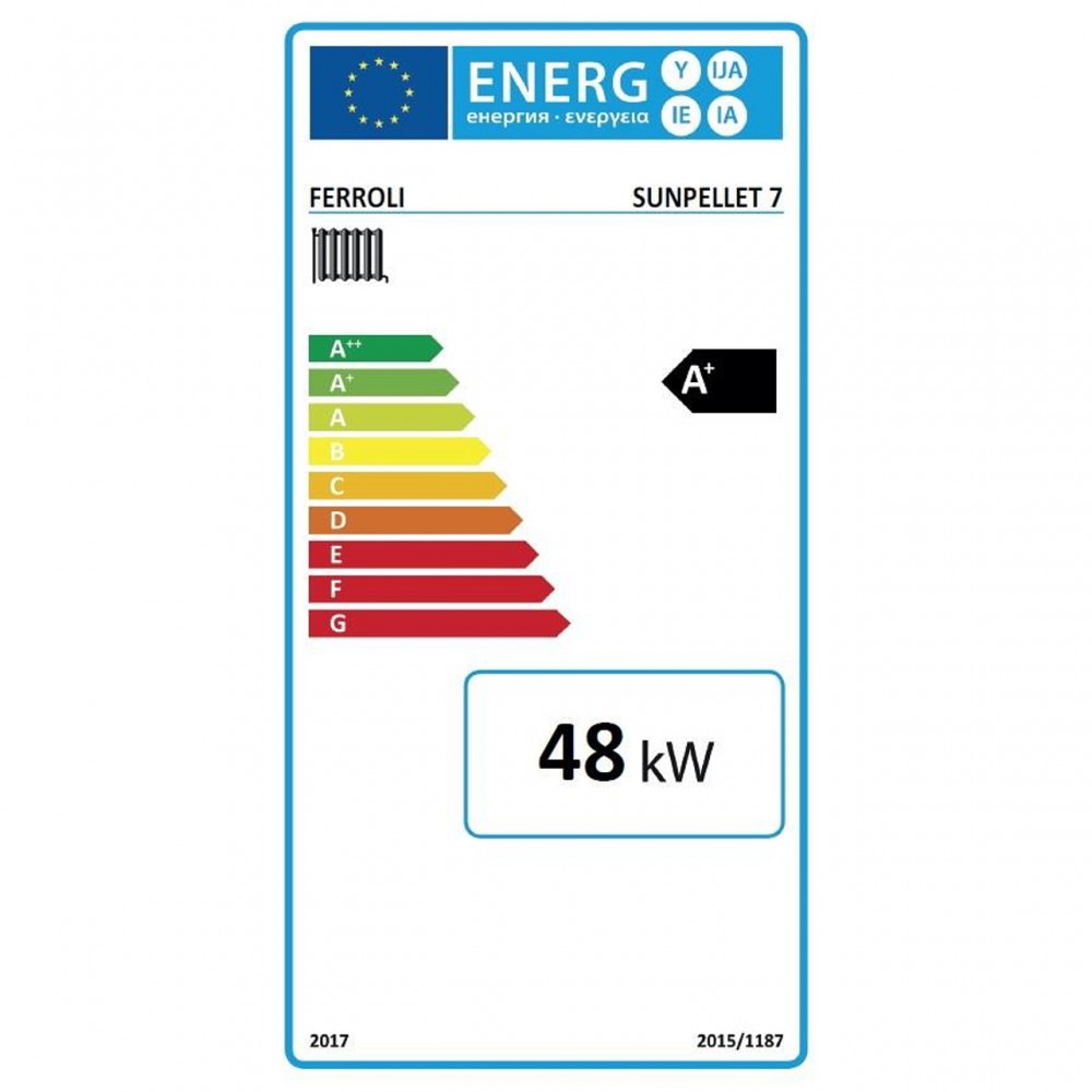 Kocioł na pellet Ferroli SUN PELLET 7, 48 KW | Kotły na pellet (zestawy) |  |