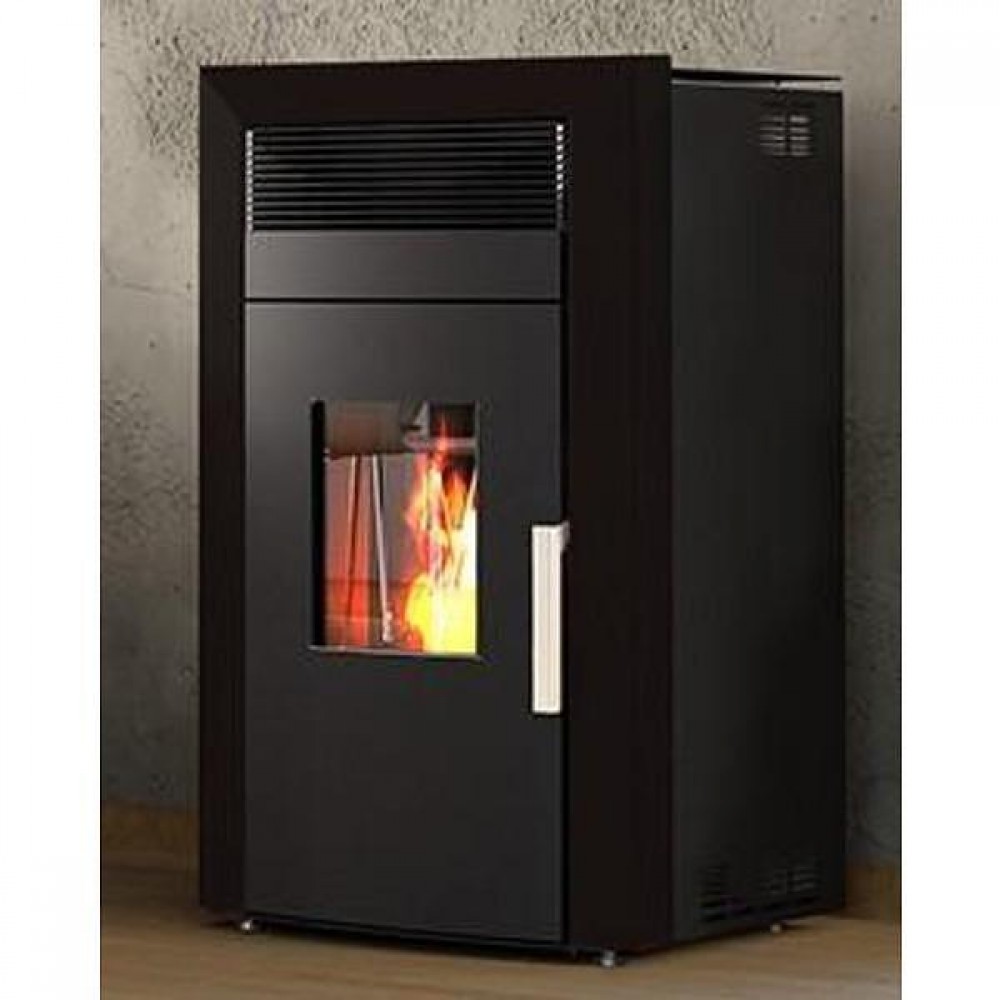 Piec / Kominek na pellet z płaszczem wodnym Alfa Plam Commo 12 Czarny, 12kW | Piece / kominki na pellet z płaszczem wodnym | Piece na pellet / Kominki na pellet |