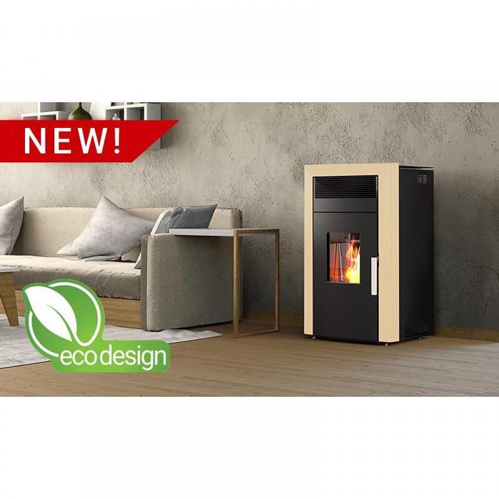 Piec / Kominek na pellet z płaszczem wodnym Alfa Plam Commo 12, 12kW | Piece / kominki na pellet z płaszczem wodnym | Piece na pellet / Kominki na pellet |