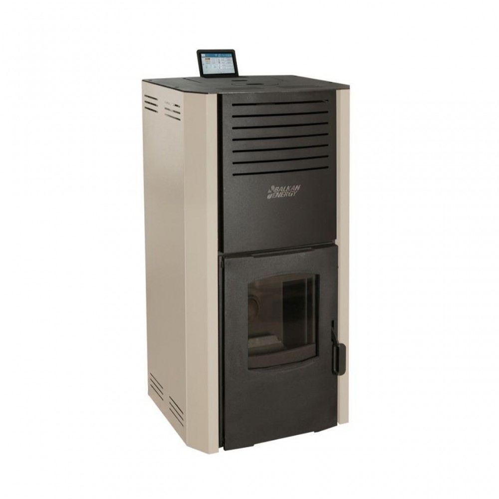 Piec / Kominek na pellet z płaszczem wodnym Balkan Energy Aurora, 30kW | Piece / kominki na pellet z płaszczem wodnym | Piece na pellet / Kominki na pellet |