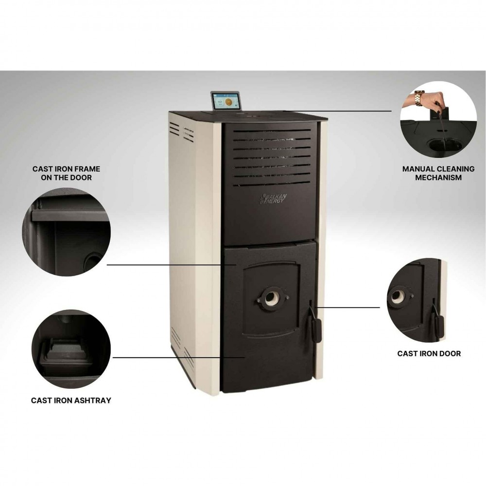 Kocioł na pellet Balkan Energy Aurora B, 30kW | Kotły na pellet | Pellets |