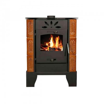 Piec na drewno Horvat Thetford TK9-3, Brązowy, 9 kW - Piece na drewno