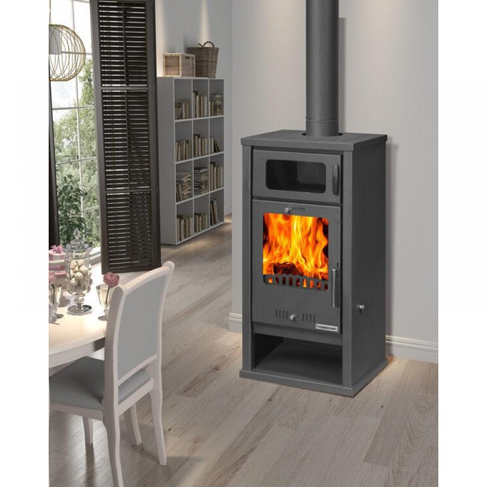 Piec z piekarnikiem na drewno Balkan Energy Troy, 7.8 kW | Bezpośrednie piece na drewno | Piece na drewno |