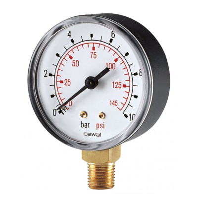 Radial manometer Cewal, Bottom connection - Porównanie produktów