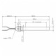 Zapalarka / Grzałka do pieca na pellet BURNiT, Ecospar, MCZ, Palazzetti, Edilkamin, długość całkowita 190mm, moc 350W | Zapalarki / Grzałki do pieca na pellet | Części do pieca na pellet |