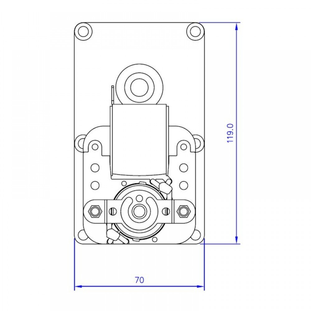 Motoreduktor Mellor FB1324, 2RPM do pieca na pellet Caminetti Montegrappa, Edilkamin i inne | Motoreduktory | Części pieca na pellet |