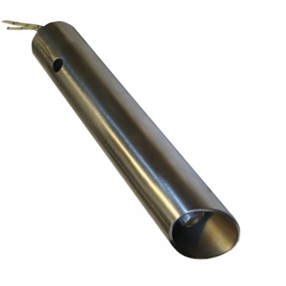 Grzałka / Zapalarka do palnika na pellet z rurką doprowadzającą powietrze do Ferroli, Anselmo Cola i innych, długość całkowita 120mm, 350W | Grzałki / Zapalarki do palnika na pellet | Części do palnika na pellet |