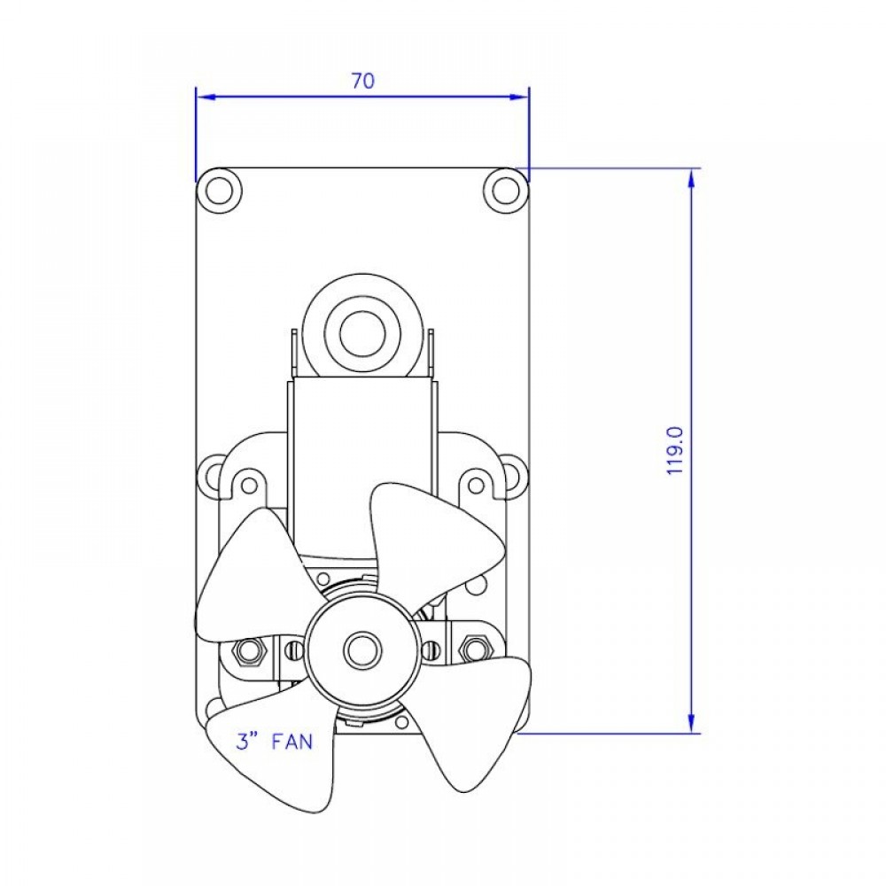 Motoreduktor Mellor FB1146, 5,3 obr/min do pieca pelletowego Ecoteck, Lincar, Moretti Design, Ravelli, Thermorossi, Ungaro i inne | Motoreduktory | Części pieca na pellet |