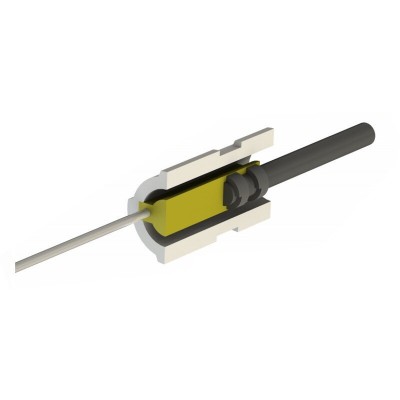 Zapalarka / Grzałka do pieca na pellet Eco Spar, BURNiT, niskonapięciowa, długość całkowita 65mm, moc 95W do 24V - Zapalarki / Grzałki do pieca na pellet