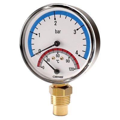 Axial thermomanometer Cewal, Bottom connection - Porównanie produktów