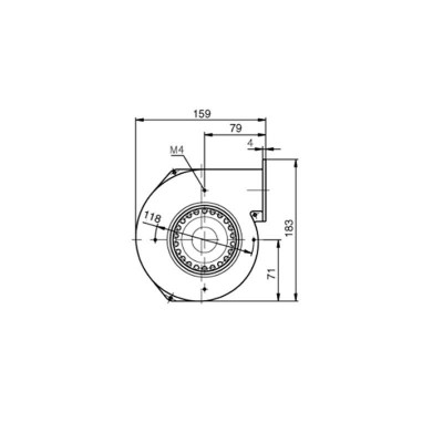 Wentylator odśrodkowy EBM do pieców na pellet Edilkamin, Ecoteck, Ravelli, przepływ 155 m³/h - Porównanie produktów