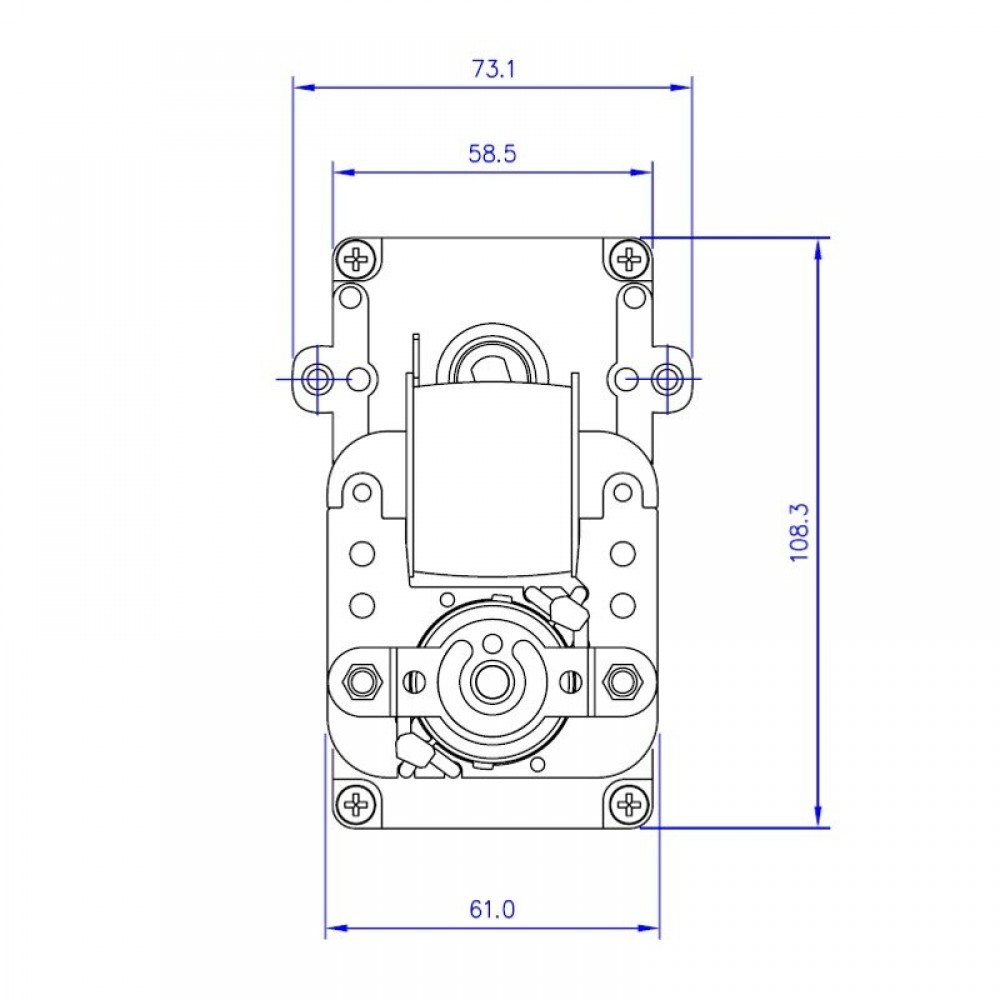 Motoreduktor z wałem drążonym Mellor KB1008 5RPM do pieca peletowego Cadel, Deville, Eurofiamma, Eurostek, Italiana Camini, Karmek One, Zibro, Puros, Qlima, Italflame, Bestfire, TMC, MG i inne | Motoreduktory | Części pieca na pellet |