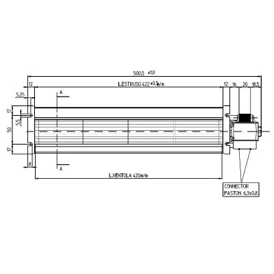 Wentylator poprzeczny Cadel, Deville, Edilkamin o średnicy 60 mm, przepływ 190 m³/h - Porównanie produktów