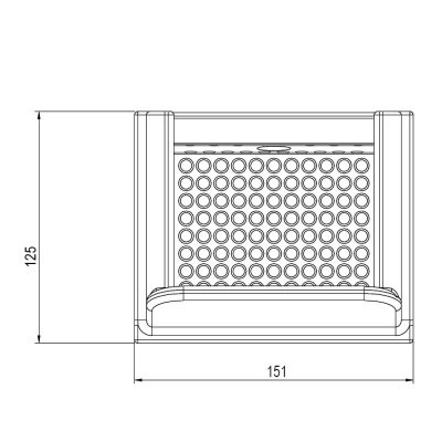 Ruszt do pieca na pellet Eco Spar Orion, 151X125 - Ruszt do pieca na pellet