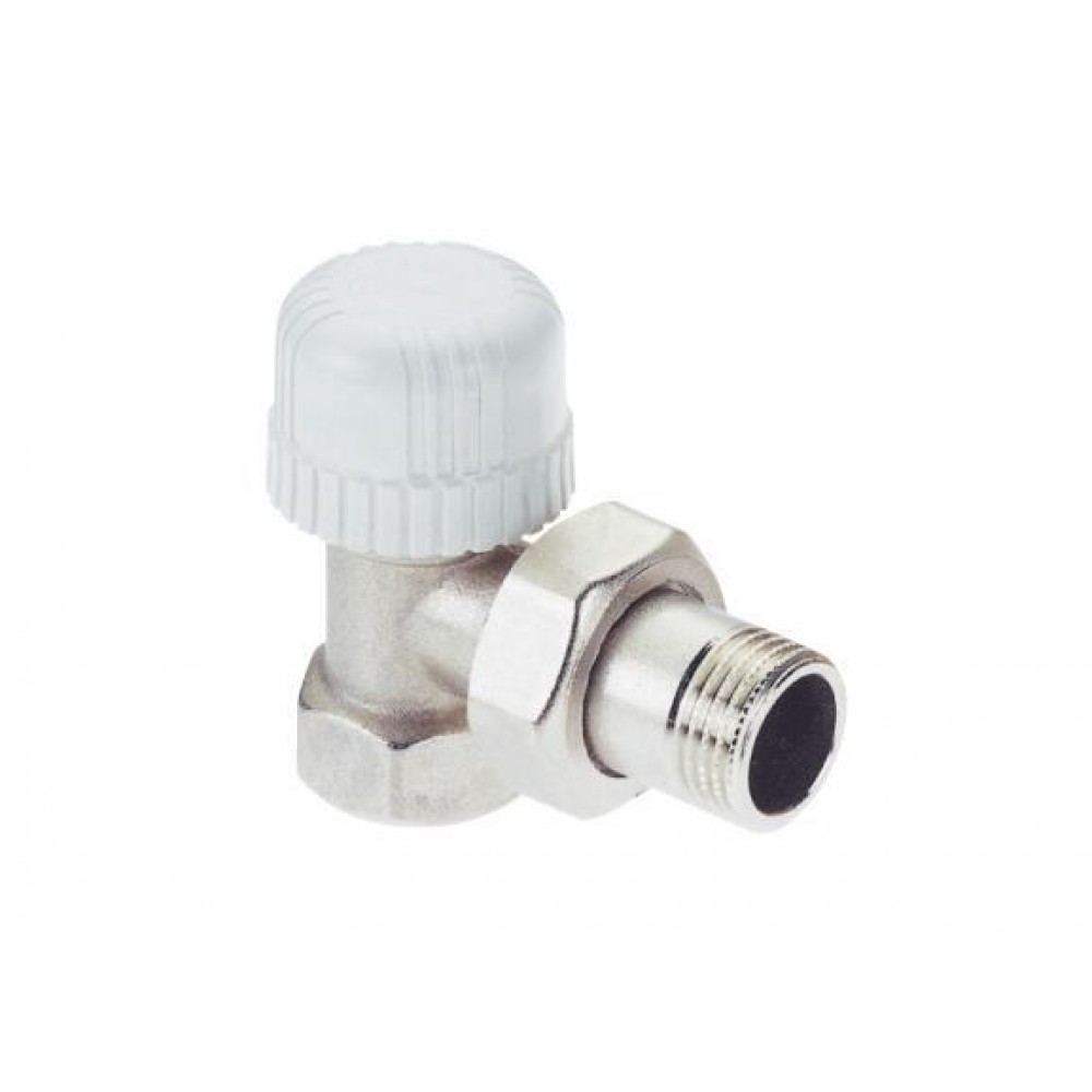 Zawór grzejnikowy 1/2", skośny ICMA 774 dla głowicy termostatycznej (M28x1,5)