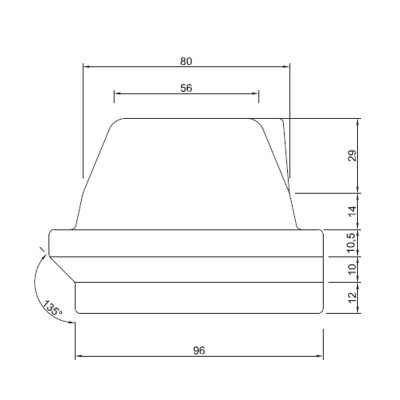 Ruszt do pieca na pellet Karmek One, Moretti Design, 165 x 106 mm - Ruszt do pieca na pellet