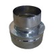 Adapter kominowy, jednościennej na dwuścienną, stal nierdzewna AISI 304, Ф80-130 - Ф300-350 | Komin do pieca na pellet | Kominy |