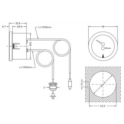Capillary thermomanometer Cewal, Thermoplastic case - Porównanie produktów