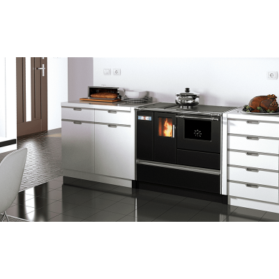 Kuchnia na pellet Alfa Plam Alfa 90 Pelet Antracyt, 8.18kW - Piece na pellet / Kominki na pellet