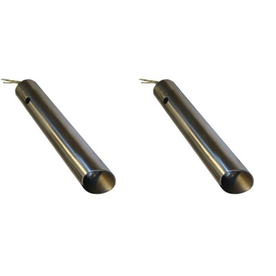 Grzałka / Zapalarka do palnika na pellet z rurką doprowadzającą powietrze do Ferroli, Anselmo Cola i innych, długość całkowita 130mm, 350W - x2 - Porównanie produktów