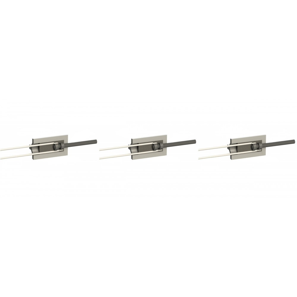Zapalarka / Grzałka do pieca na pellet Eco Spar, BURNiT, niskonapięciowa, długość całkowita 65mm, moc 95W do 24V - x3 | Zapalarki / Grzałki do pieca na pellet | Części do pieca na pellet |
