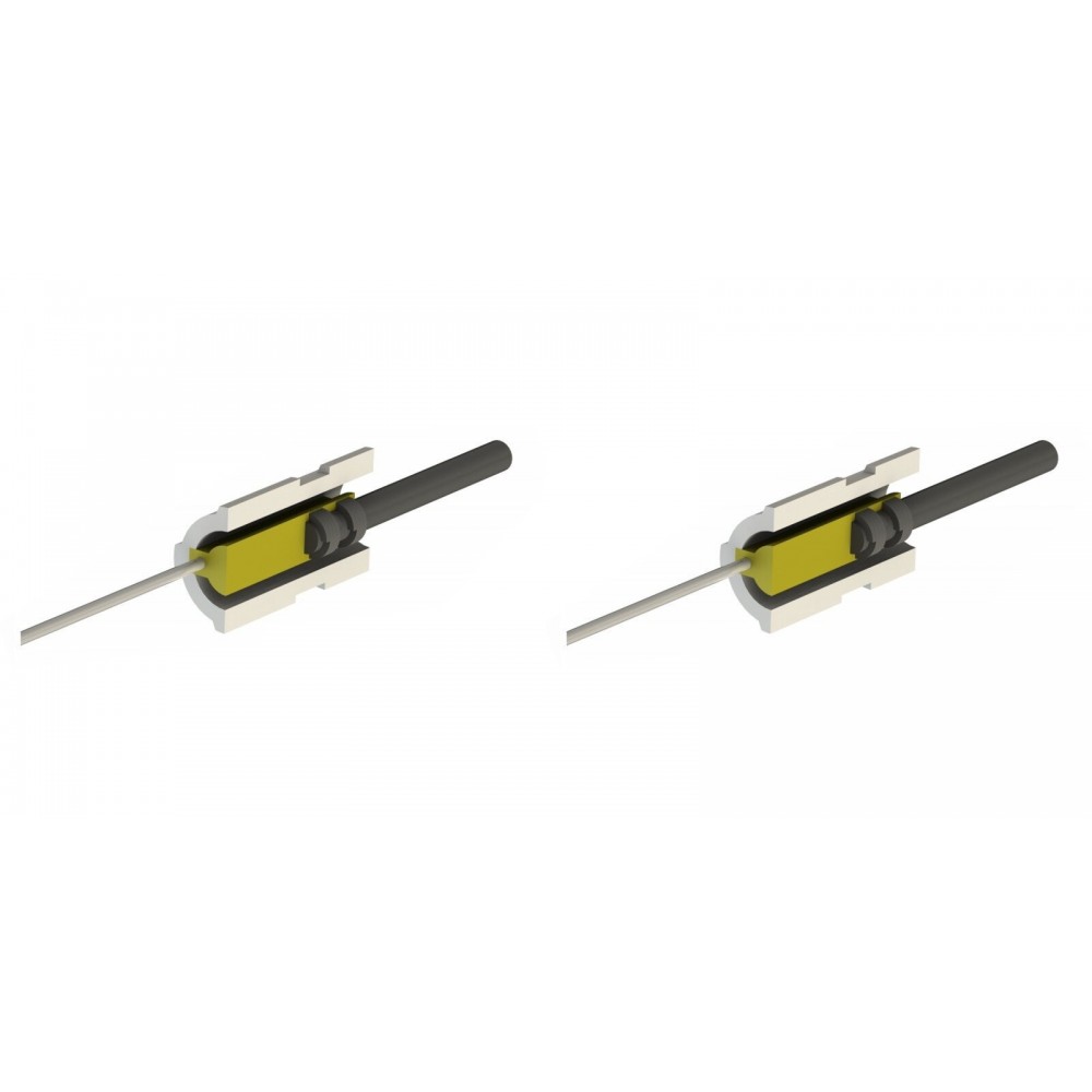 Zapalarka / Grzałka do pieca na pellet Eco Spar, BURNiT, niskonapięciowa, długość całkowita 65mm, moc 95W do 24V - x2 | Zapalarki / Grzałki do pieca na pellet | Części do pieca na pellet |
