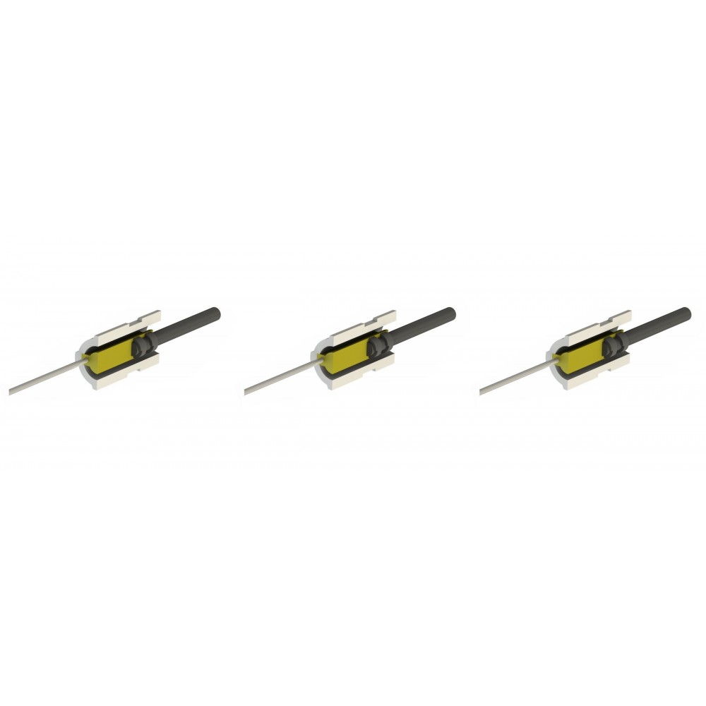 Zapalarka / Grzałka do pieca na pellet Eco Spar, BURNiT, niskonapięciowa, długość całkowita 65mm, moc 95W do 24V - x3 | Zapalarki / Grzałki do pieca na pellet | Części do pieca na pellet |