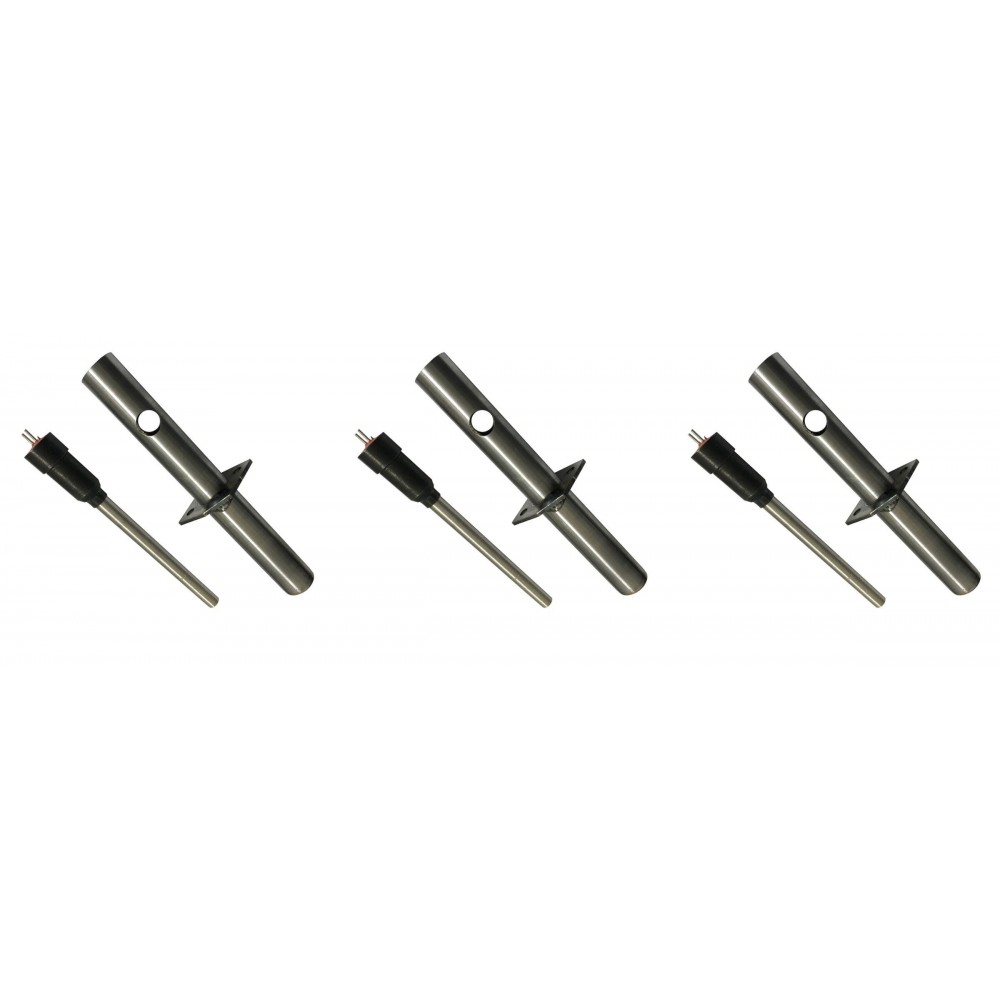 Zapalarka / Grzałka do pieca na pellet Enviro z rurką doprowadzającą powietrze, długość całkowita 153mm, 230W - x3 | Zapalarki / Grzałki do pieca na pellet | Części do pieca na pellet |