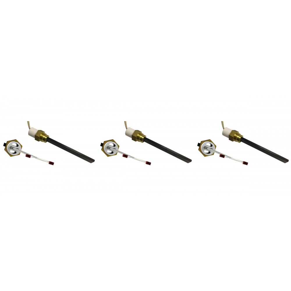 Zapalarka / Grzałka do pieca na pellet Eco Spar, BURNiT, ComfortBilt, niskonapięciowa, długość całkowita 123mm, 120W do 24V - x3 | Zapalarki / Grzałki do pieca na pellet | Części do pieca na pellet |