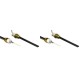 Zapalarka / Grzałka do pieca na pellet Eco Spar, BURNiT, Adler, AMG, Ecoteck, niskonapięciowa, długość całkowita 126mm, 120W do 24V - x2 | Zapalarki / Grzałki do pieca na pellet | Części do pieca na pellet |