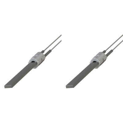 Zapalarka / Grzałka do pieca na pellet z czarnym kryształem kwarcu do Eco Spar, BURNiT, Palazzetti, VistaFlame, Whitfield, Lennox, długość całkowita 122mm, moc 400W - x2 - Zapalarki / Grzałki do pieca na pellet