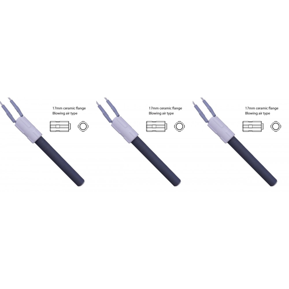 Ceramiczny zapalarka / grzałka do pieca na pellet BURNiT, Palazzetti i innych, długość całkowita 113mm, 260W - x3 | Zapalarki / Grzałki do pieca na pellet | Części do pieca na pellet |